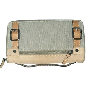 Fossil Tan and Gray Women's Wallet